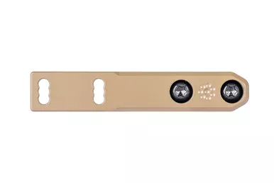 Arisaka Defense Inline Scout Mount M-Lok - For SureFire Scout Light Weapon Lights, Fits MLOK, Anodized Tan Finish