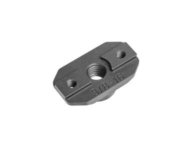Arisaka Defense Rail Slider Ball Head Adapter - For Arisaka Rail Slideer, Fits 3/8-16 Threaded Manfrotto Ball Heads, Anodized Finish, Black