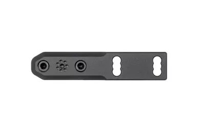 Arisaka Offset Inline Scout Mount KeyMod - For SureFire Scout Light Weapon Lights, Fits Keymod, Anodized Black