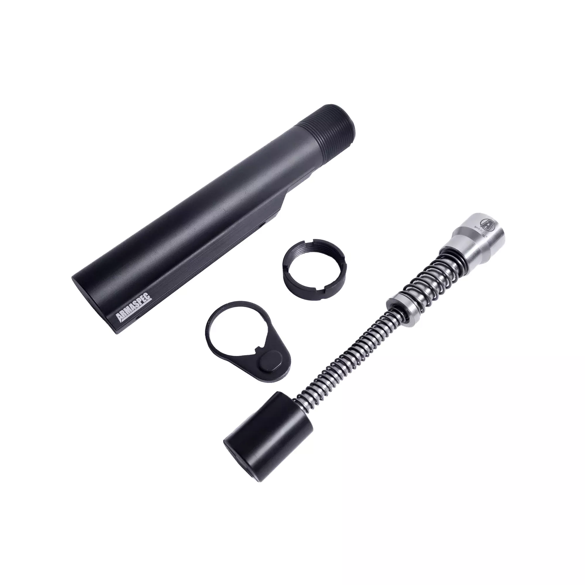Armaspec SRS-C Gen 4 Buffer Tube Kit for AR-15, 3.3oz Stealth Recoil Spring, ARM263-C