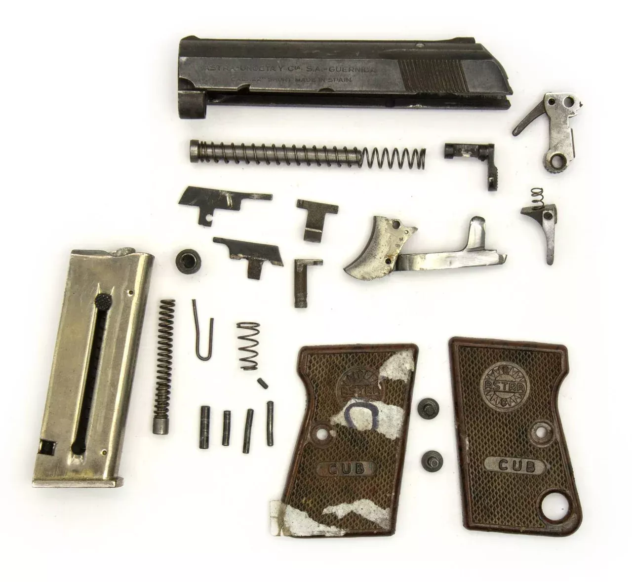 Astra Cub .22 Short Pistol Parts Kit