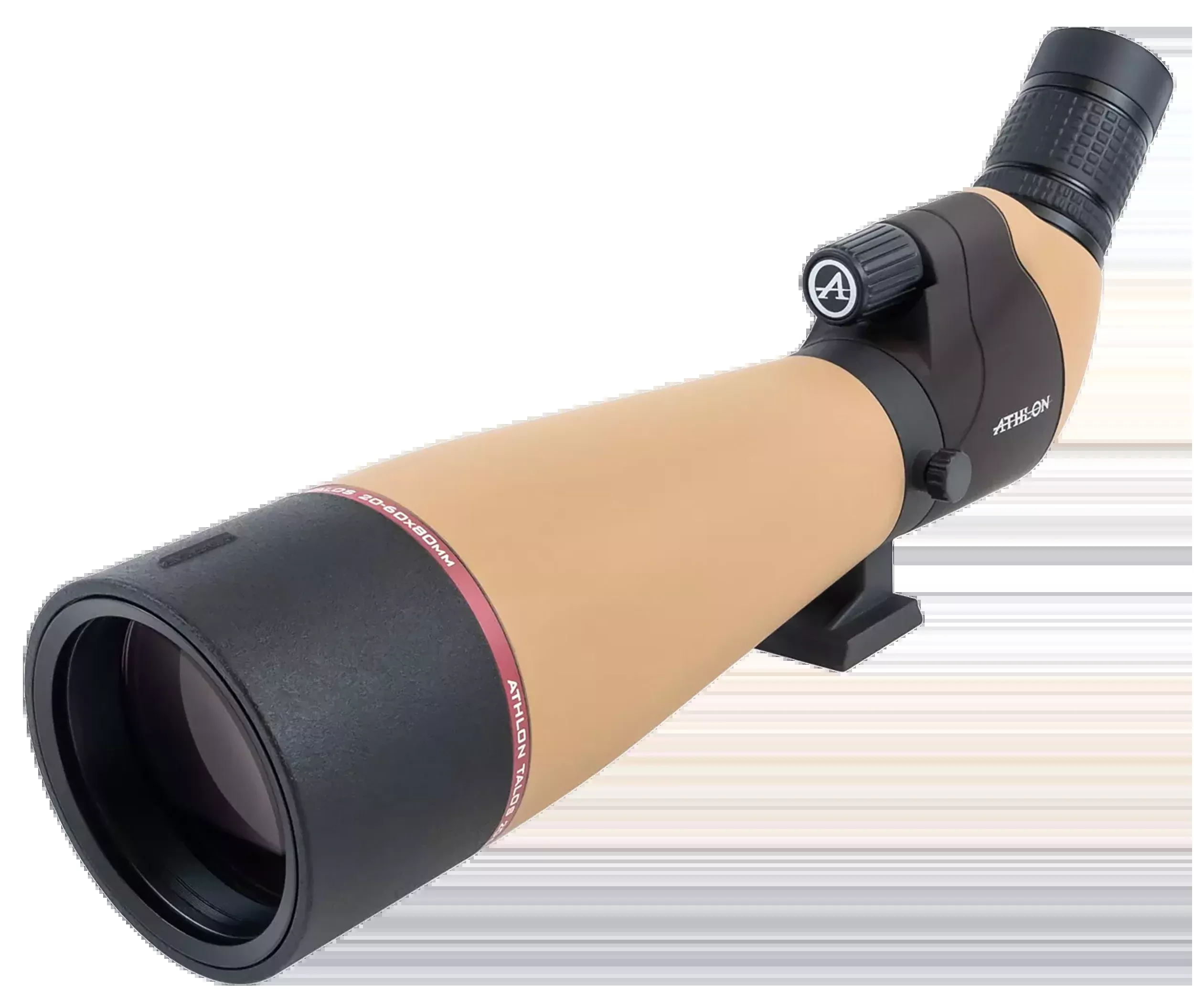 Athlon Talos 20-60x80 Angled Spotting Scope, Waterproof Nitrogen-Purged, Tan, 315001
