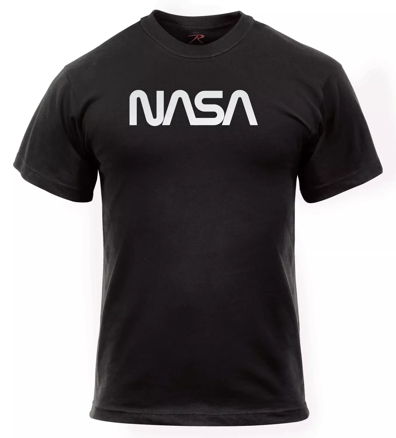 Authentic NASA Worm Logo T-Shirt - Black