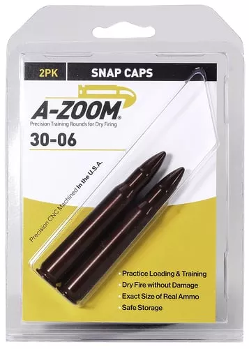 AZOOM SNAP CAPS 30-06SPG 2/PK RED
