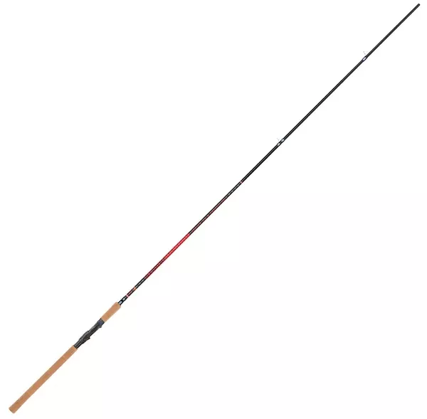 B'n'M Black Diamond Jig Pole, 18 ft 3-Piece with Weighted Handle - BLACL183w