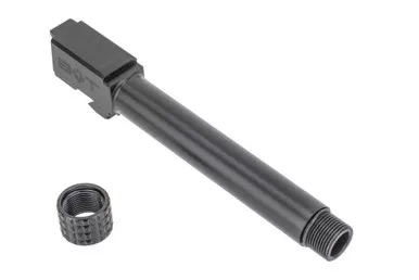Backup Tactical Glock 17 9MM Threaded Barrel - Black Nitride Finish, 1/2"x28 Threaded