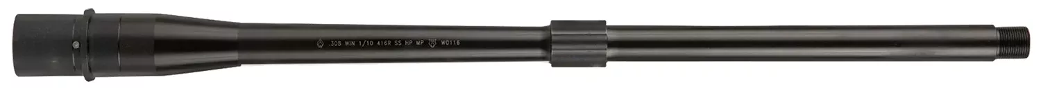 Ballistic Advantage BABL308021PQ Premium Series308 Win 18" Threaded Hanson Profile, Midlength with Low Pro Gas Block, Black QPQ 4150 Chrome Moly Vanadium Steel, Fits AR-10