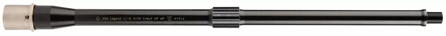 Ballistic Advantage BABL350001F Performance Series350 Legend 16" Threaded Hanson Profile, Carbine Length with Low Pro Gas Block, Black QPQ 4150 Chrome Moly Vanadium Steel, Fits AR-15