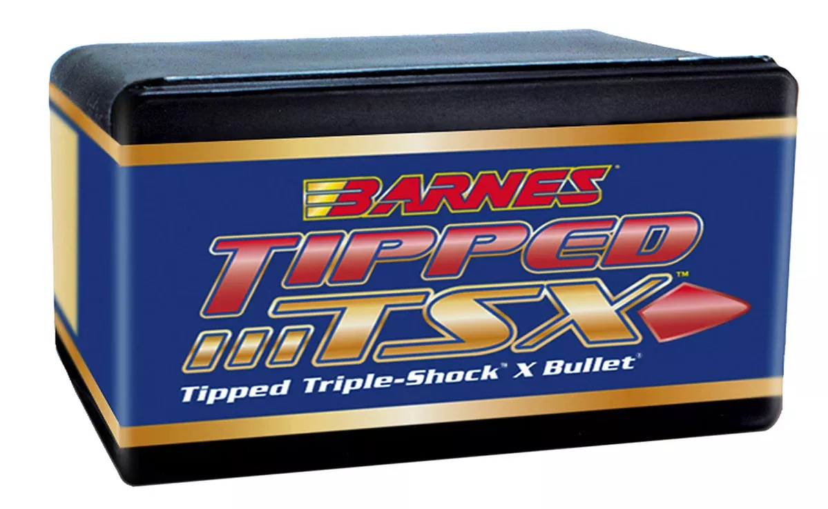 Barnes Bullets 30187 Tipped TSX22Cal 55gr Boat Tail 50/Box