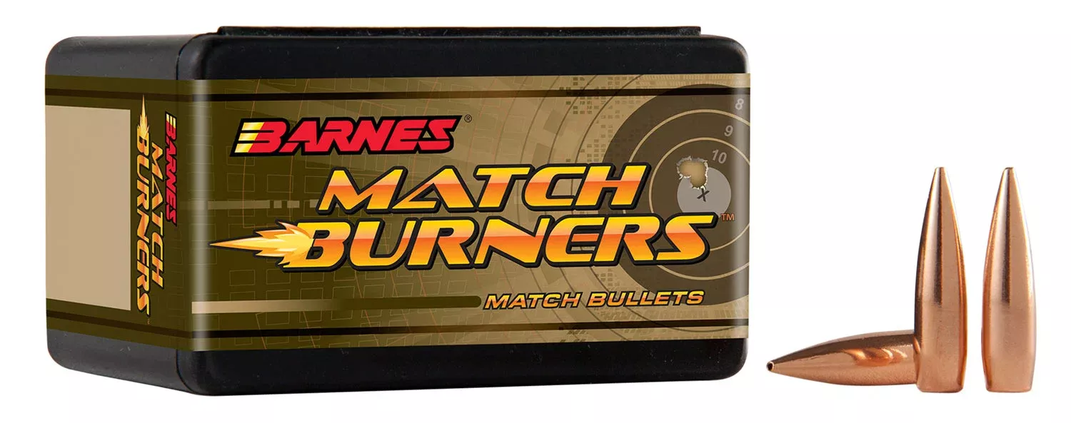 Barnes Bullets 30385 Match Burners30Cal 175gr Match Burners Boat Tail 100/Box