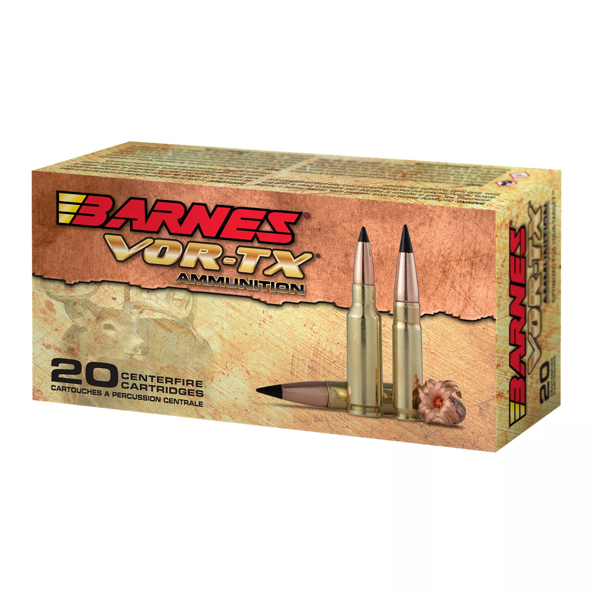 Barnes VOR-TX 6.5 Grendel 115 Grain Tipped TSX Boat Tail Rifle Ammo, 20 Rounds 30829