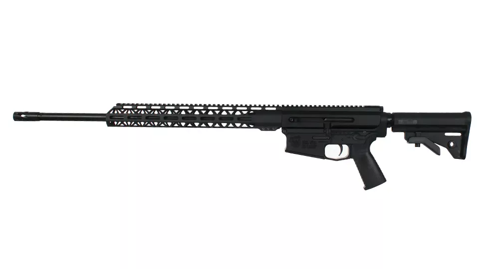 BC-10 | .308 Left Side Charging Right Eject Rifle | 22" Black Nitride Lightweight Barrel | 1:10 Twist | Forged Lower | Rifle Length Gas System | MLOK Split Rail