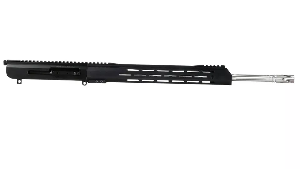 BC-10 | .308 Right Side Charging Upper | 20" 416R SS Straight Fluted Heavy Barrel | 1:10 Twist | Rifle Length Gas System | 15" MLOK Split Rail | with BCG & Charging Handle