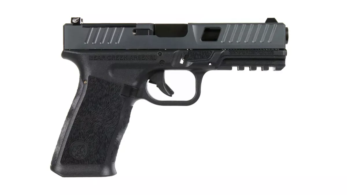 BC-101| BCA Grizzly | Window Cut 9mm Sniper Grey Handgun| Black Nitride Barrel | 1:16 Twist | 15+1 Capacity