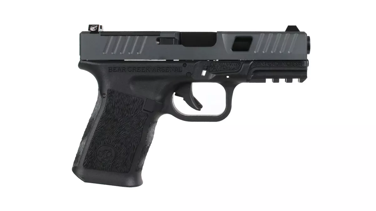 BC-102| BCA Grizzly Compact | Window Cut 9mm Sniper Grey Handgun| 9mm Black Nitride Barrel | 1:16 Twist | 15+1 Capacity
