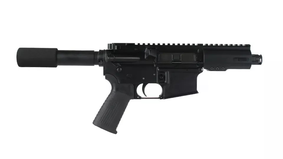 BC-15 | .300 Blackout Pistol | 4.5" Parkerized Heavy Barrel| 1:8 Twist | Forged Lower | 4150MLOK Split Rail - Micro Flash Hider
