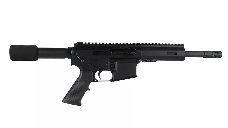 BC-15 | .300 Blackout Right Side Pistol | 8.5" Parkerized Heavy Barrel | 1:8 Twist | Pistol Length Gas System | Talon MLOK Split Rail | No Magazine