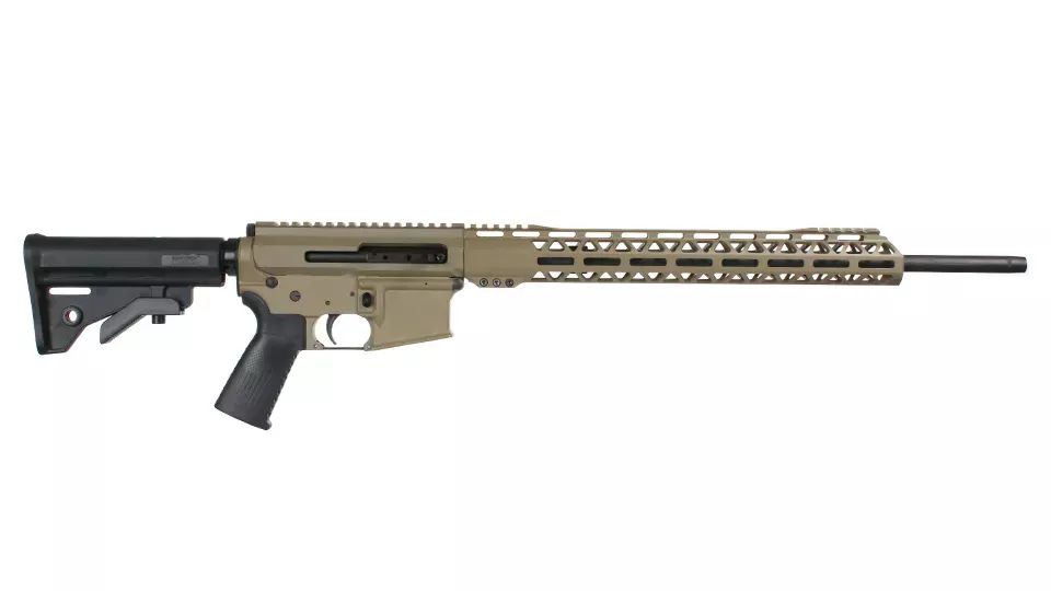 BC-15 | .410 Shotgun Flat Dark Earth Cerakote Right Side Charging Complete Rifle| 20" Parkerized M4 Barrel | Pistol Length Gas System | MLOK Split Rail | w/ Magazine Included