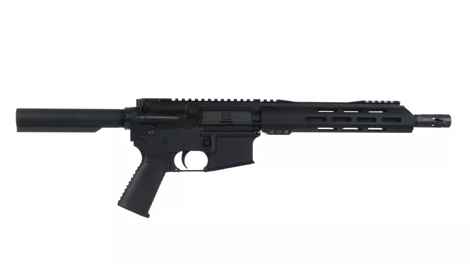 BC-15 | 5.56 NATO Complete Pistol w/ 30rd Magazine| 10.5" Parkerized Barrel | Carbine Gas System | 1:7 Twist | Adjustable Buffer Tube | Forged Lower | MLOK Split Rail