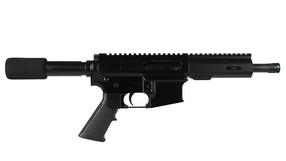 BC-15 | 5.56 NATO Side Charging Pistol | 7.5" Parkerized Contour| 1:7 Twist | Forging Lower | 4150Pistol Length Gas System | MLOK Split Rail - Micro Flash Hider