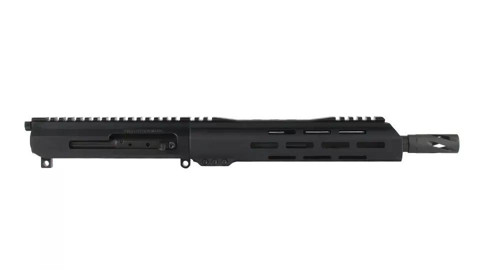 BC-15 | 7.62x39 Right Side Charging Upper | 10.5" Parkerized Heavy Barrel | 1:10 Twist | Pistol Length Gas System | Talon 10” MLOK Split Rail | with BCG & Charging Handle