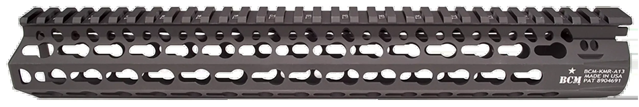 BCM KMR Alpha 13" KeyMod AR-15 Free Float Handguard - Black Anodized Aluminum
