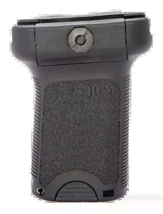BCMGunfighter Short Vertical Grip Polymer Black Aggressive Texture - Picatinny