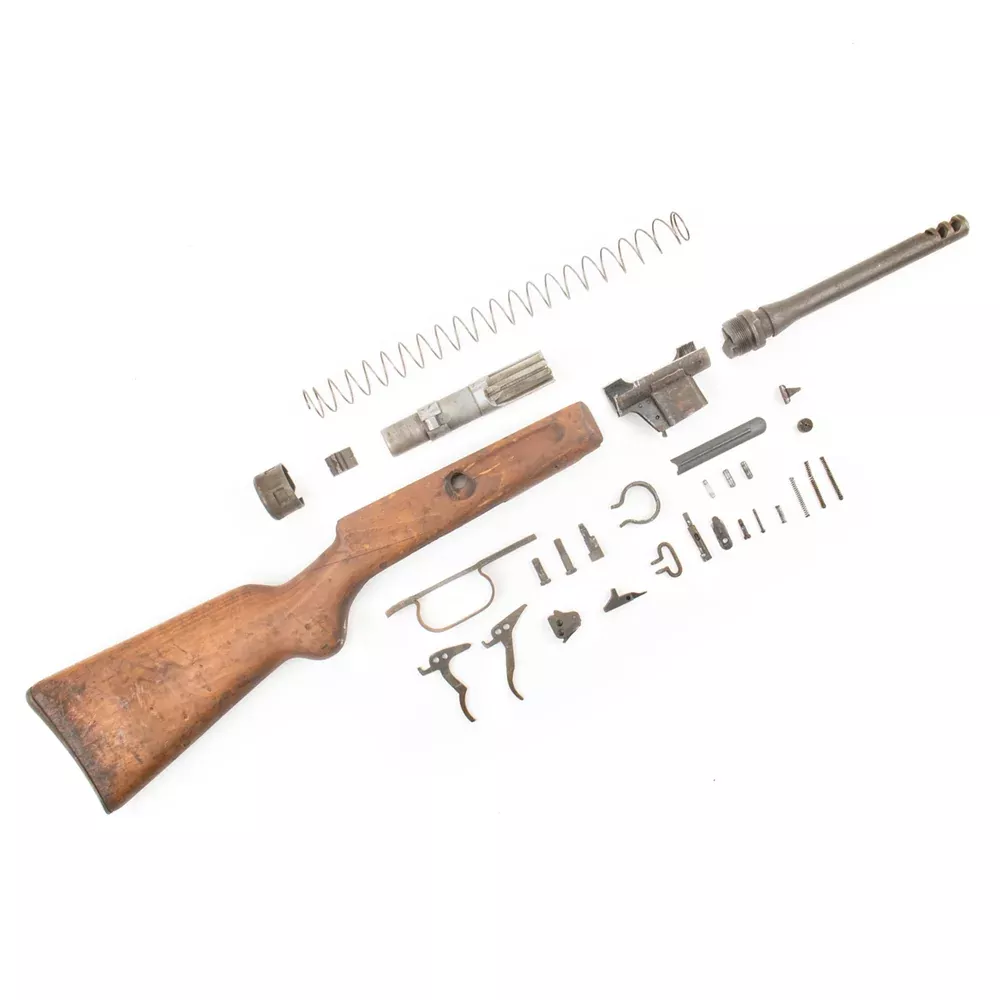 Beretta 38/49 SMG Parts Kit with intact barrel- 9mm