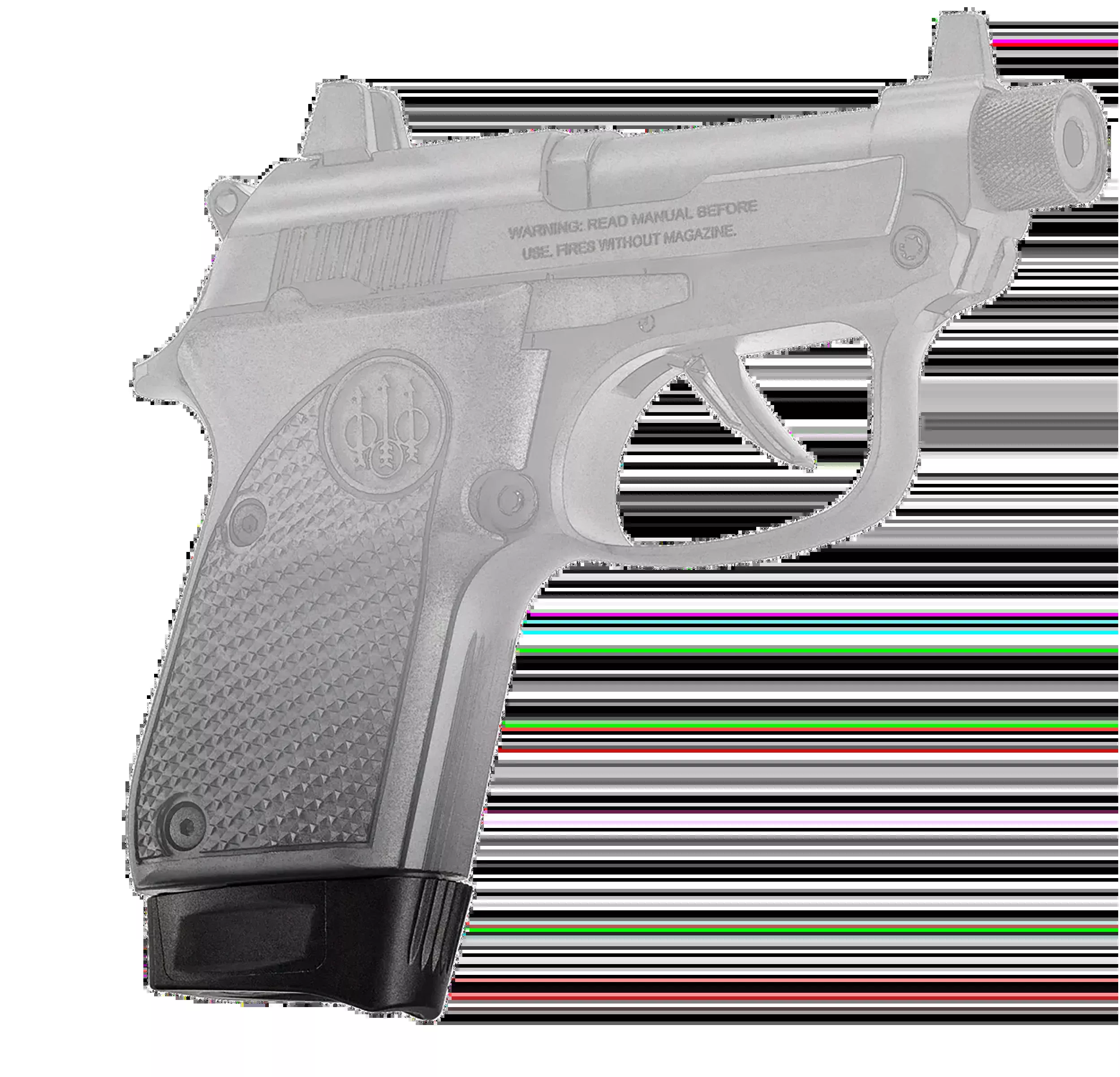 Beretta USA 20X Bobcat Factory Magazine, .22 LR 8-Round Steel, Black/Blued Finish JM20X8