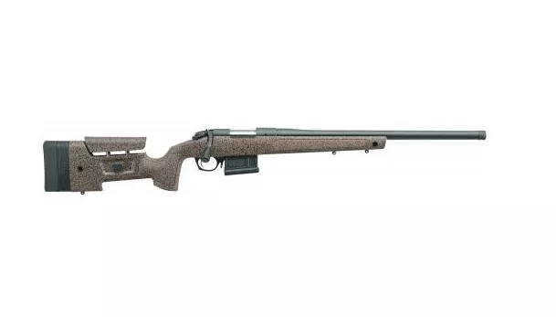 Bergara Rifles B14LM301 B-14 HMR Bolt 300 Winchester Magnum 26″ 5+1 Synthetic/Mini-Chassis Brown Stock Blued