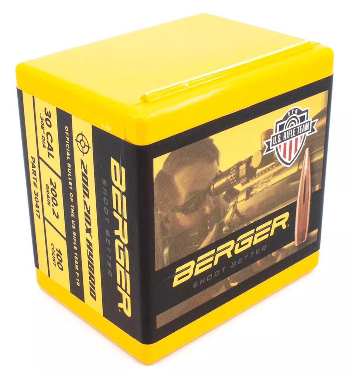Berger Bullets 30417 Hybrid Target30Cal 200.2gr 100/Box