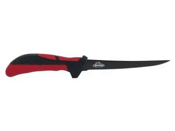 Berkley XCD Fillet Knife 7-inch Stainless Semi-Flex Blade, Co-Molded Handle, BFG7FK