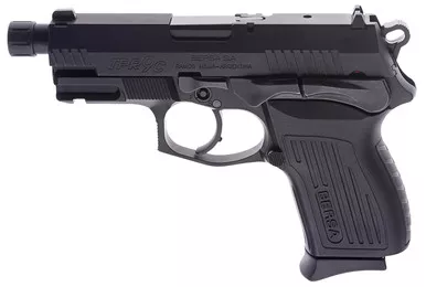 Bersa TPRCX Compact Frame 9mm Luger 13+1, 4.10" Black Steel Threaded Barrel