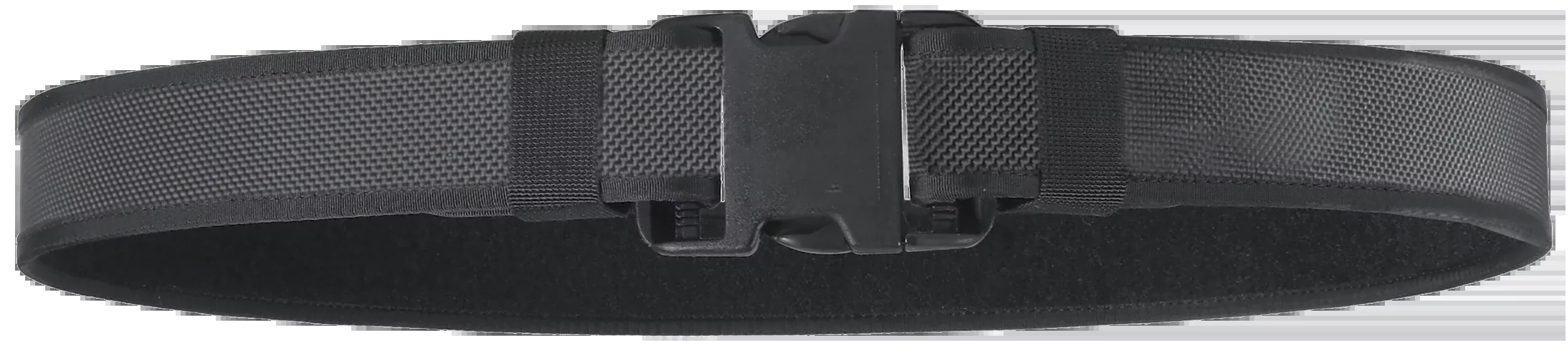 Bianchi 7202 Nylon Gun Belt, Black, 1.75 in Wide, Quick-Release Polymer Buckle, Size 40–46, 17872