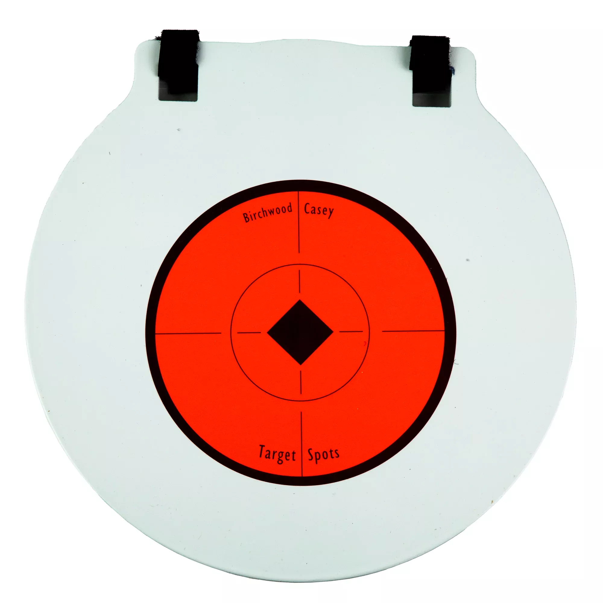 Birchwood Casey AR500 Steel Round Target, 8 in, 3/8 in Thick, White Powder-Coat BC-RND8-38