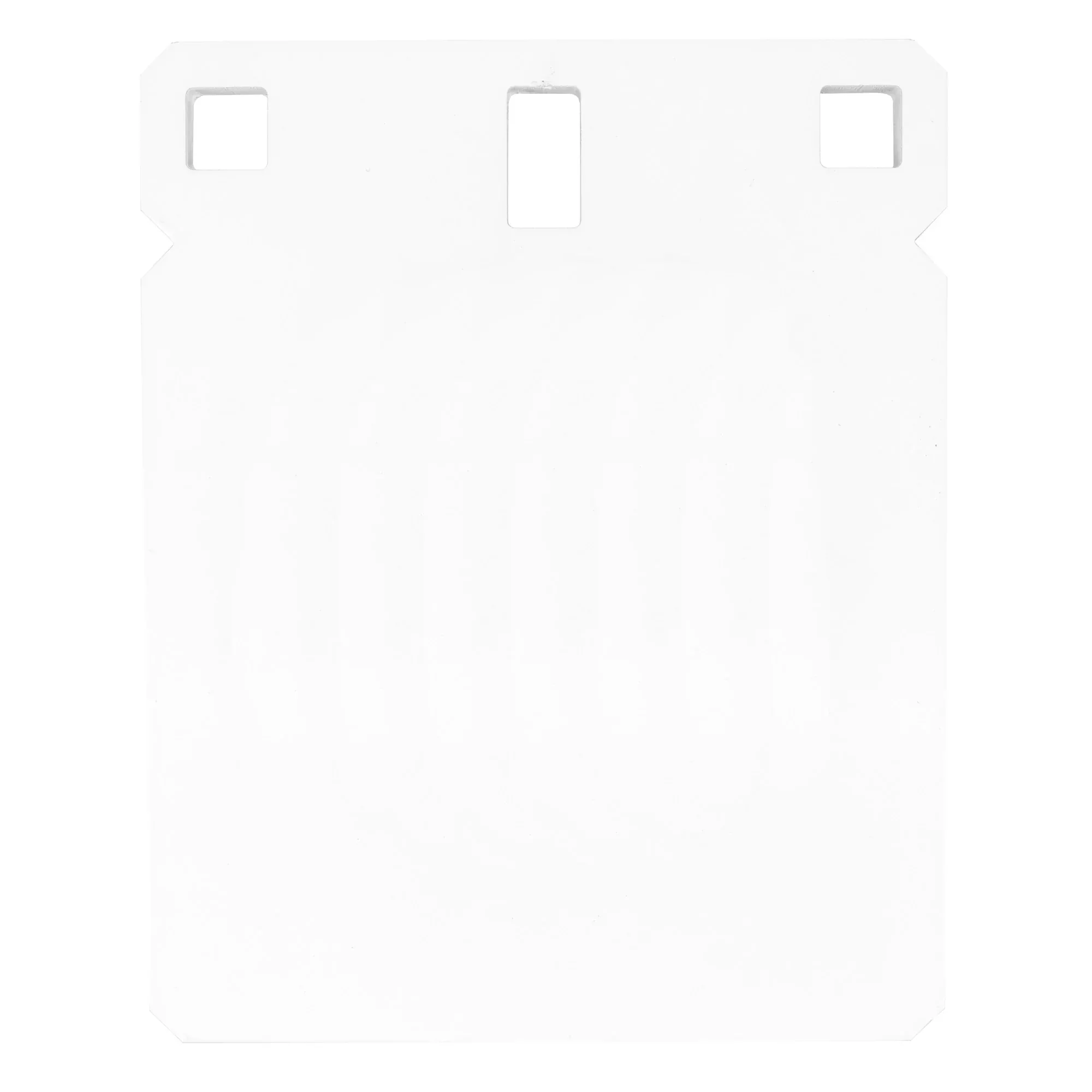Birchwood Casey AR500 Steel Square Target, 6-Inch Gong, 3/8-Inch Thick, White Powder Coat BC-SQR6-38