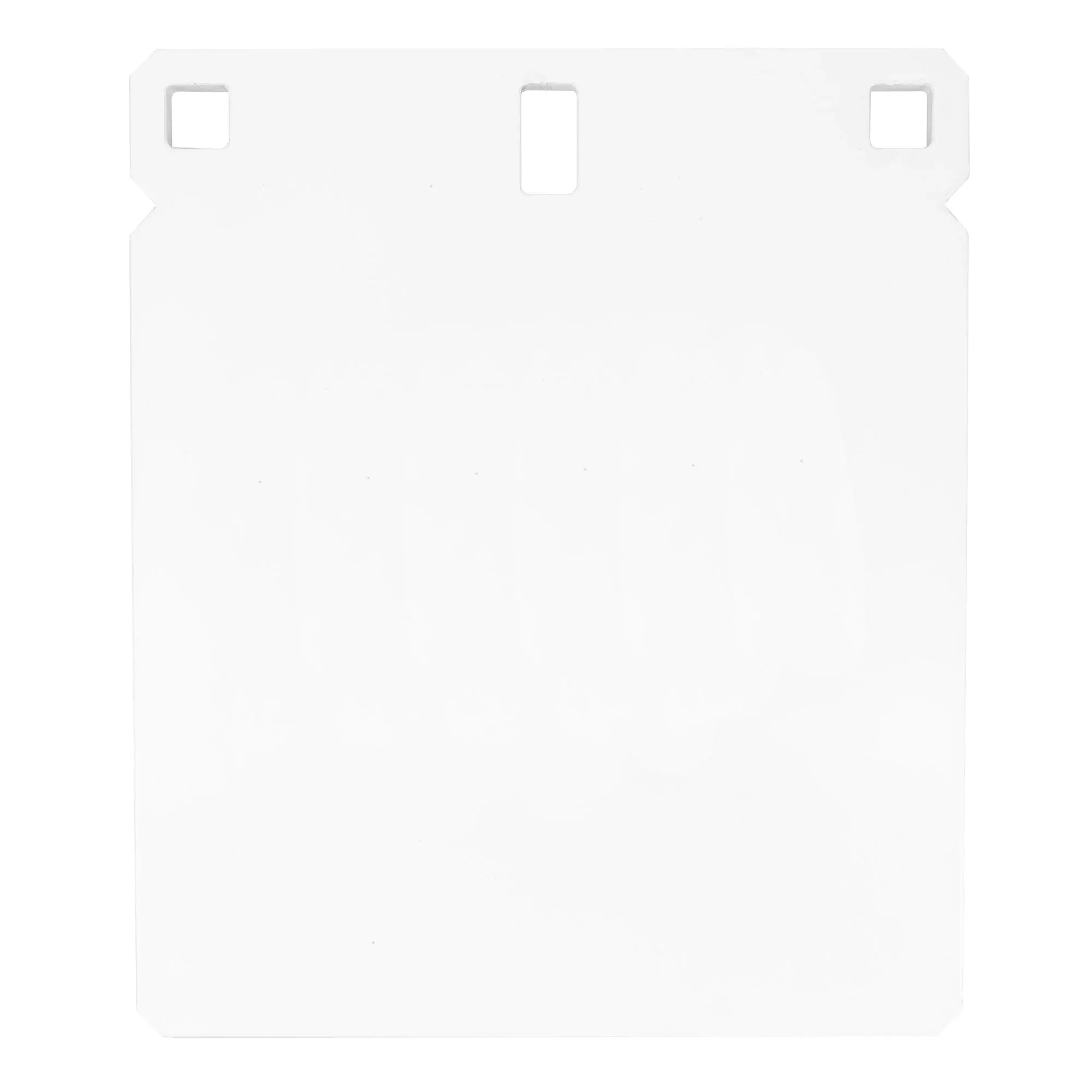 Birchwood Casey AR500 Steel Square Target, 8 in, 3/8 in Thick, Powder-Coated White BC-SQR8-38