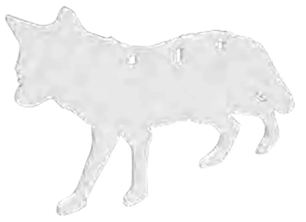 Birchwood Casey BC-47711 Centerfire Silhouette Coyote 3/8" AR500 Steel Target