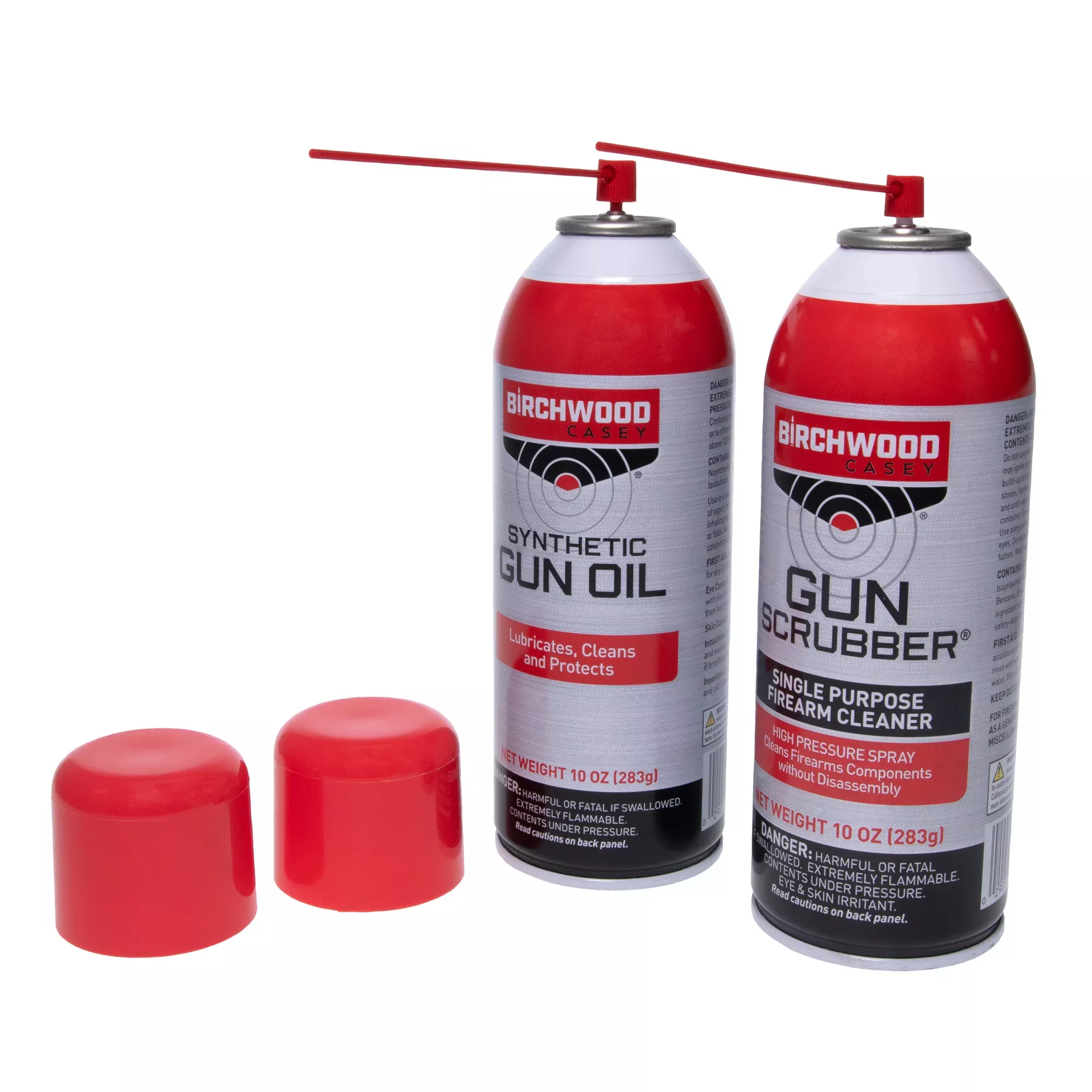 Birchwood Casey Gun Scrubber & Synthetic Gun Oil Combo Pack, 10 oz Aerosol (2-Pack) BC-33302