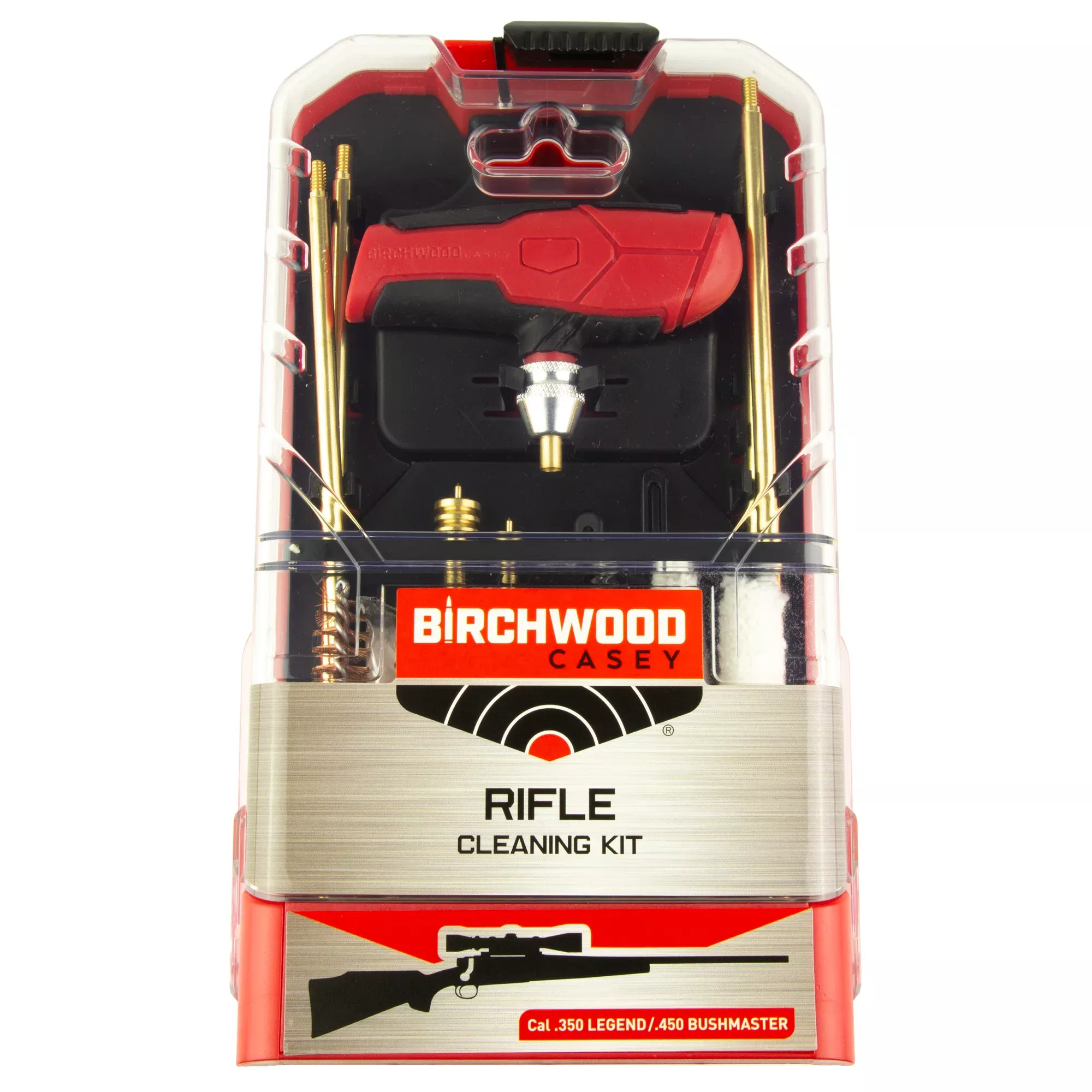 Birchwood Casey Rifle Cleaning Kit for .350 Legend/.450 Bushmaster, Locking Handle, Kickstand Case BC-3545CLN-KIT
