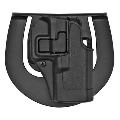 BLACKHAWK SERPA CQC Concealment Holster with Belt and Paddle Attachment - Fits Glock 19/23/32/36, Right Hand, Matte Black