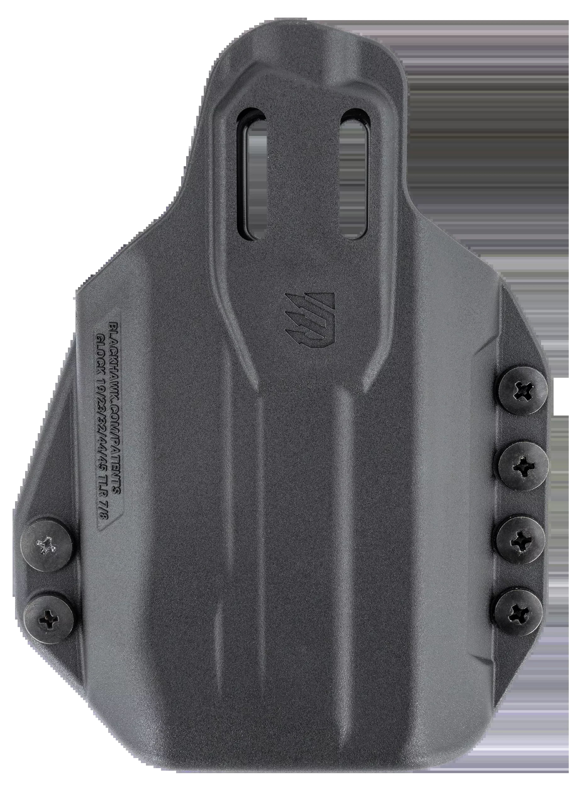 Blackhawk Stache IWB Light‑Bearing Holster, Size 02, Glock 19/23/32/45 w/ TLR‑7/8, Ambidextrous 416302BK