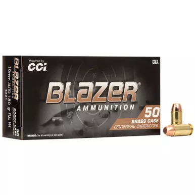 Blazer Brass 10MM 180Gr Full Metal Jacket - 50 Round Box