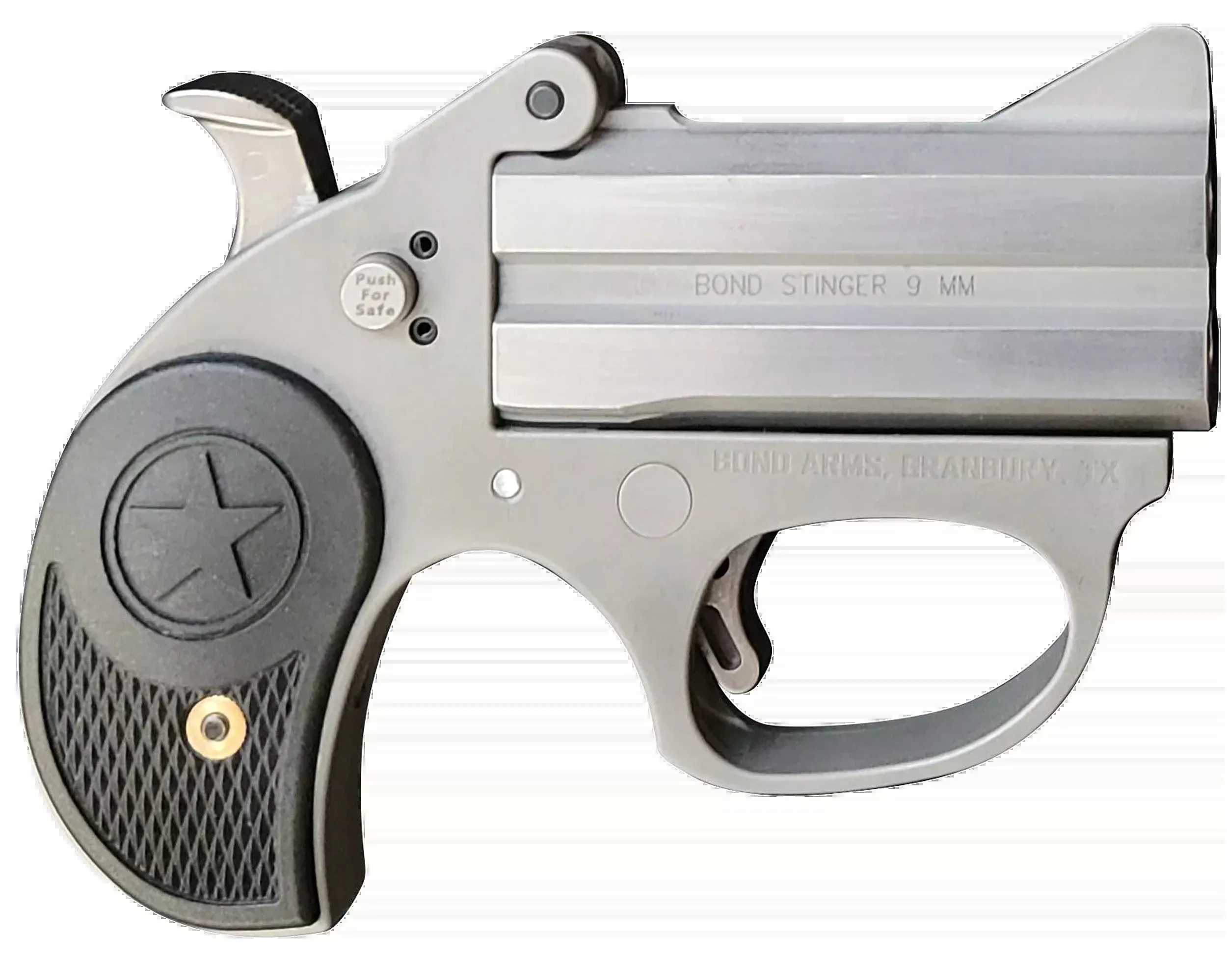 Bond Arms Stinger RS 9mm Luger 3" 2rd Break-Action Pistol - Matte Stainless