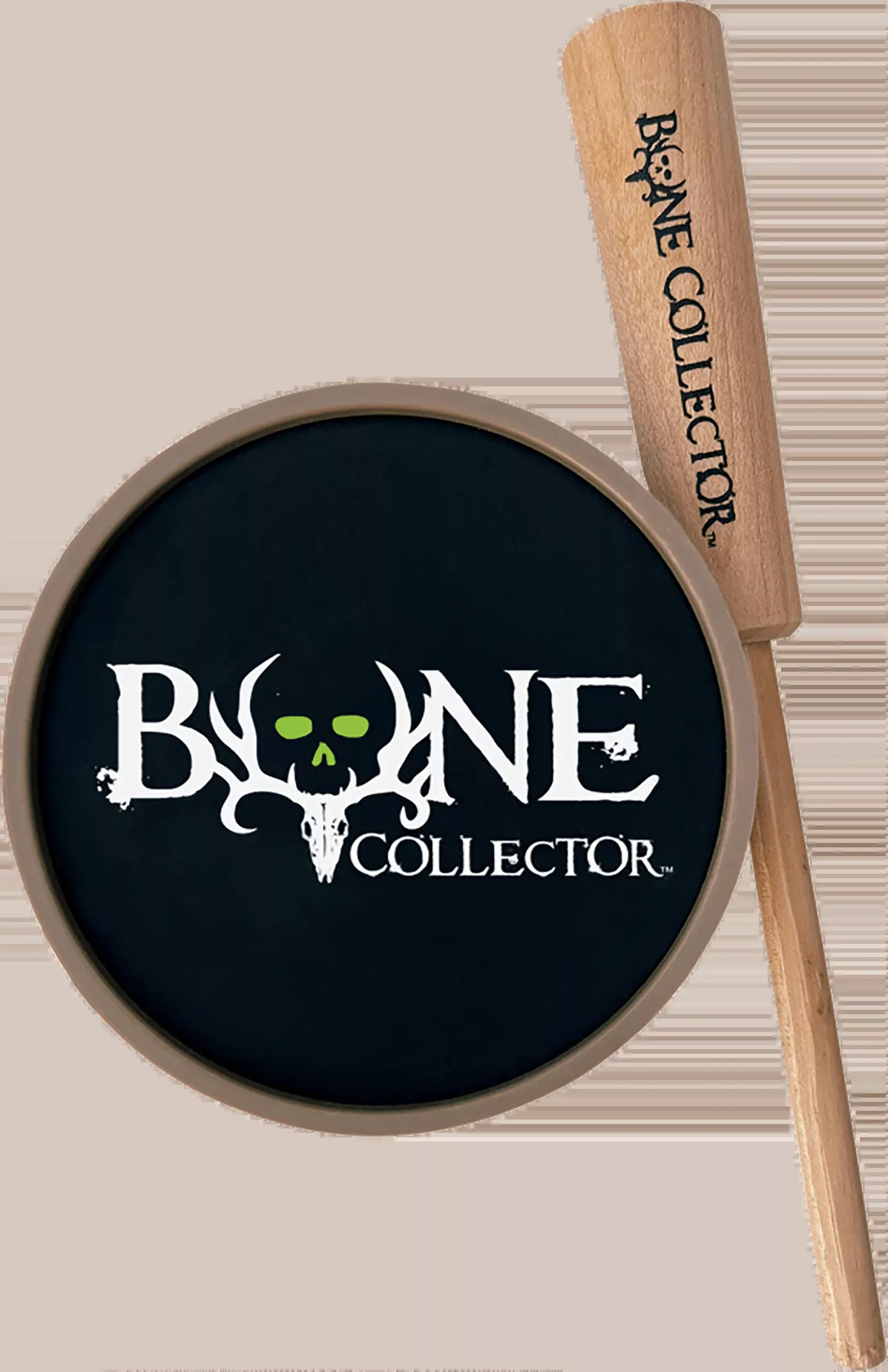 BONE COLLECTOR Lights Out Aluminum Turkey Pot Call with Hardwood Striker, Max Volume BC110015