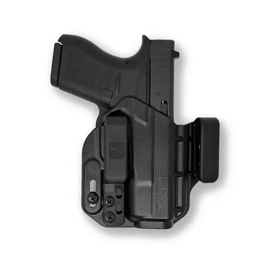 Bravo Concealment Torsion IWB Gun Holster for the Glock 42 - Waistband Clips, Right Hand, Black, Polymer
