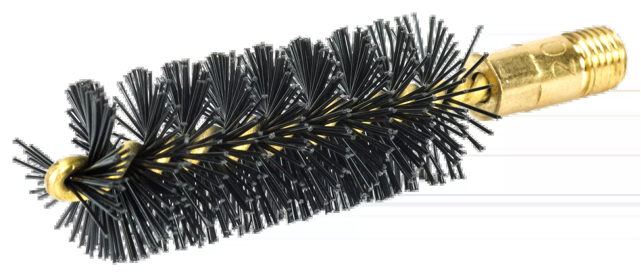 Breakthrough Clean Nylon Bore Brush, 20 Gauge, Brass Core & Stiff Nylon Bristles, #8-32 Thread BT20GNBB
