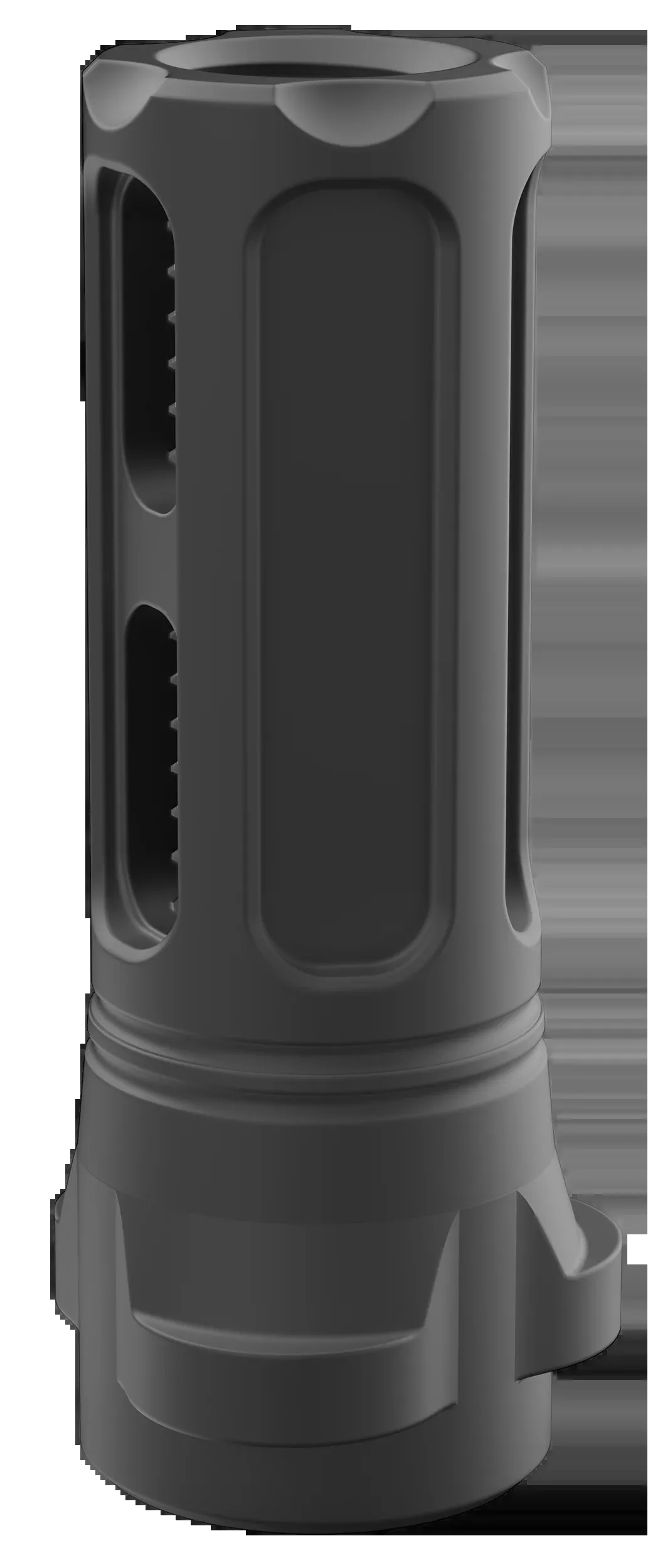 BREEK Sentinel Caged Flash Hider for Breek-LOK 3QD, Black Nitride 1/2x28 .223/5.56 BRK4320