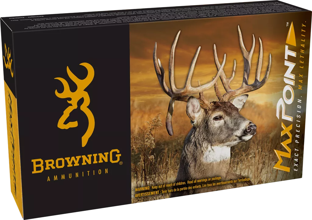 Browning Ammo B192102432 Max Point243Win 95gr 20 Per Box/10 Case