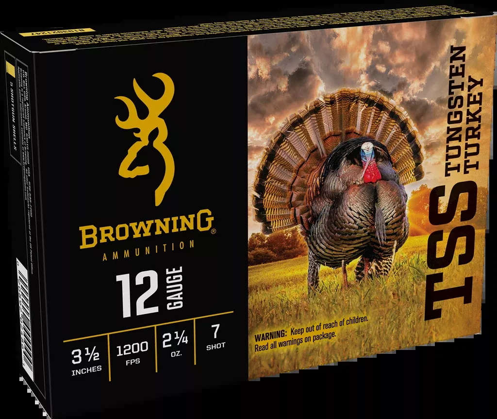 Browning Ammo TSS Tungsten Turkey 12 Gauge 3.5in #7 Shot 2-1/4oz 5rd Box B193921247